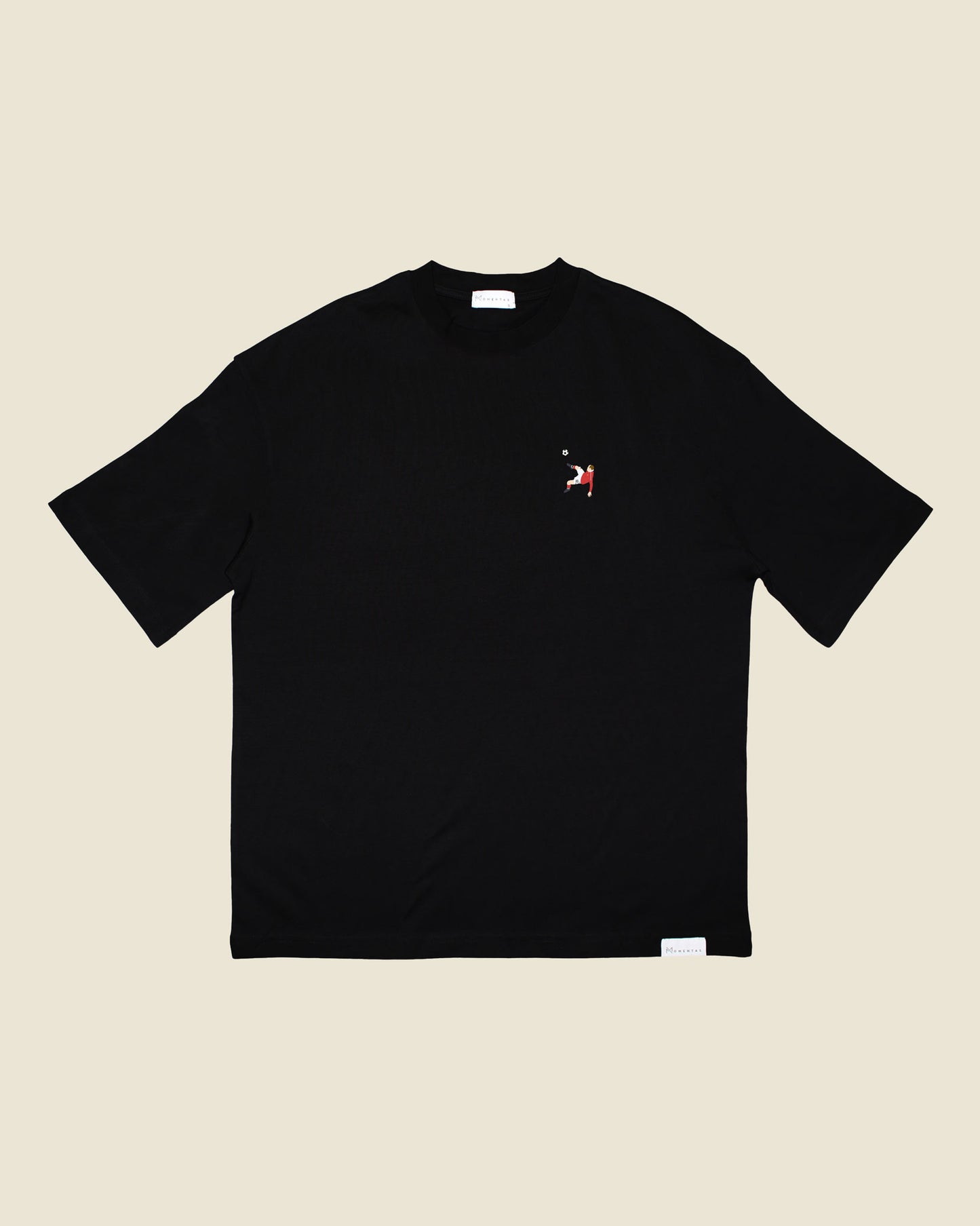 fodboldtrøje wayne rooney manchester united, sort oversized t-shirt front