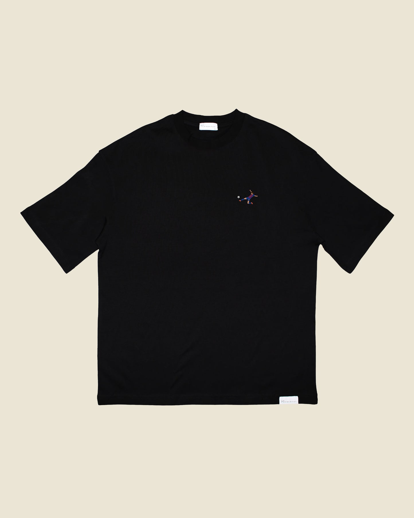 fodboldtrøje sergi roberto fc barcelona, sort oversized t-shirt front