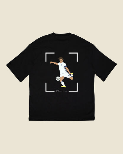 fodboldtrøje thomas delaney fc københavn, sort oversized t-shirt ryg