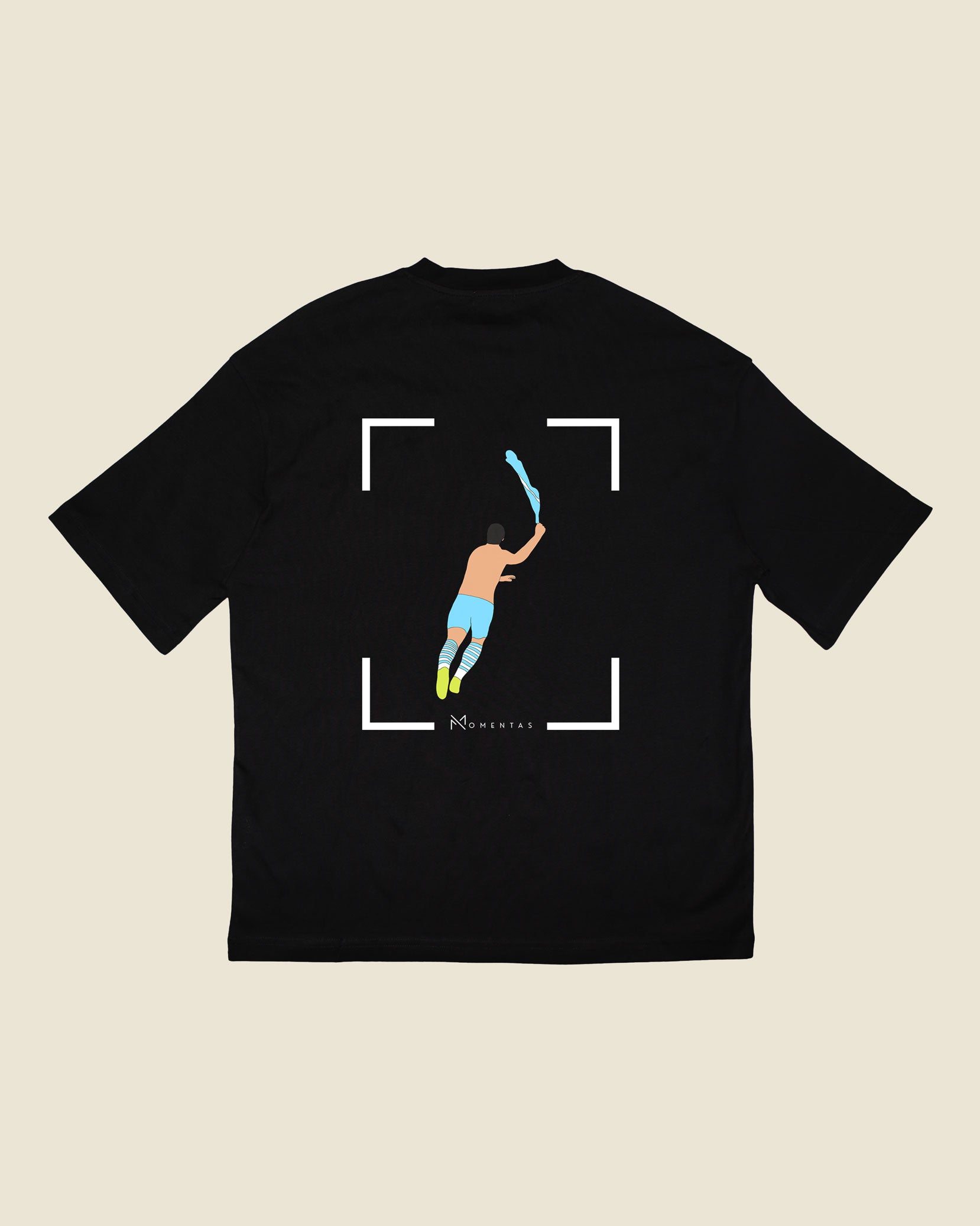 fodboldtrøje sergio agüero manchester city, sort oversized t-shirt ryg