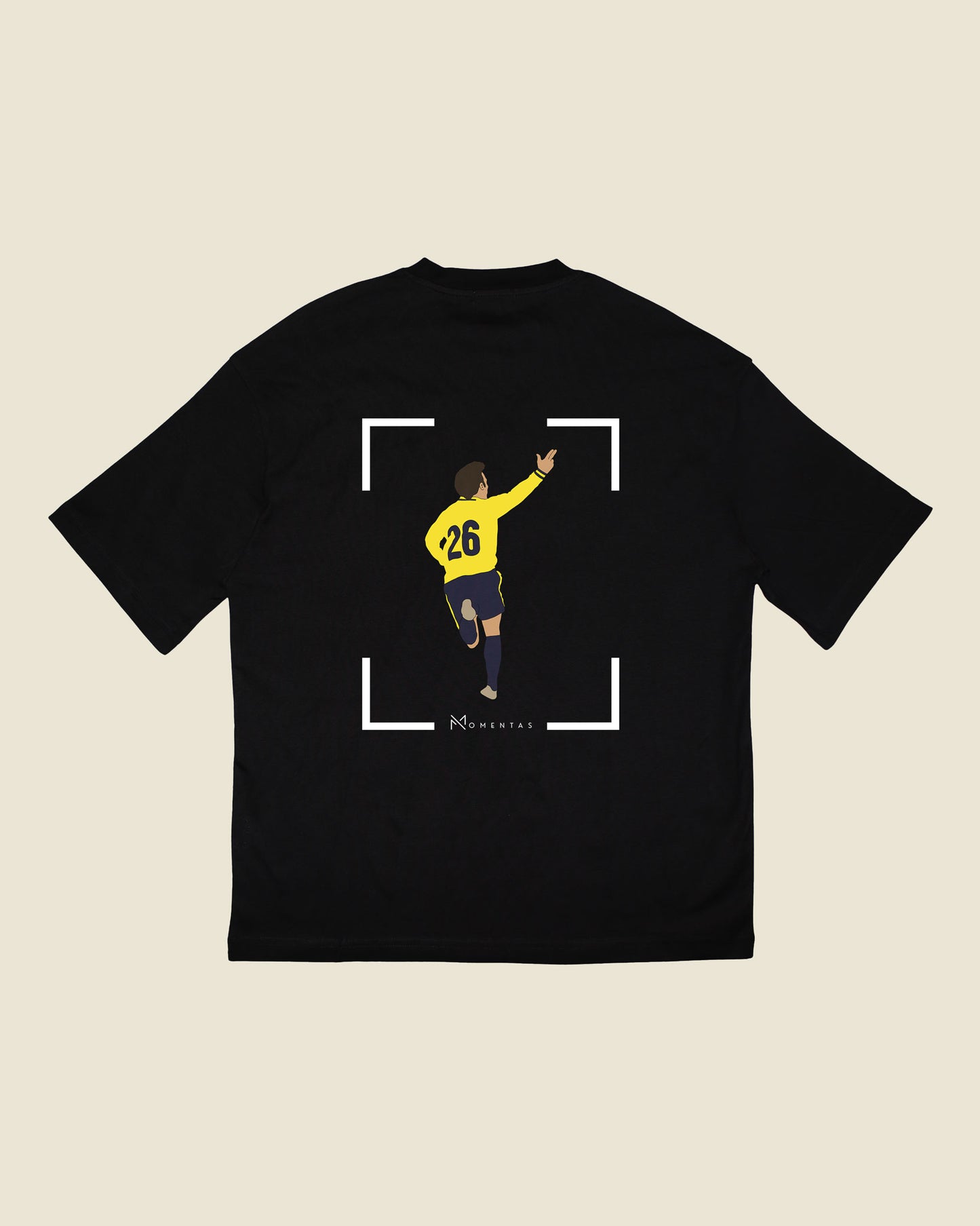 fodboldtrøje mike jensen brøndby, sort oversized t-shirt ryg