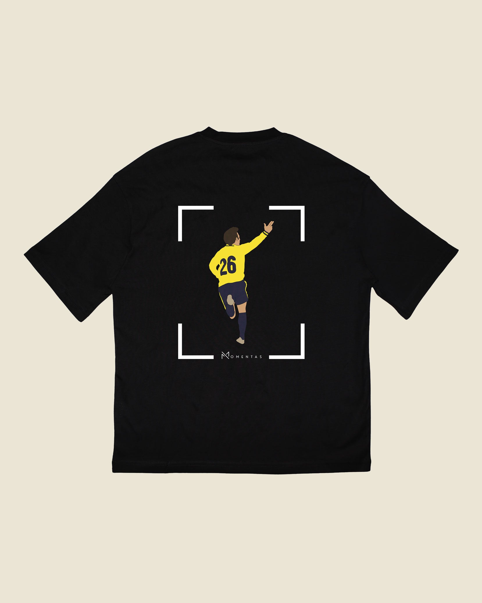 fodboldtrøje mike jensen brøndby, sort oversized t-shirt ryg