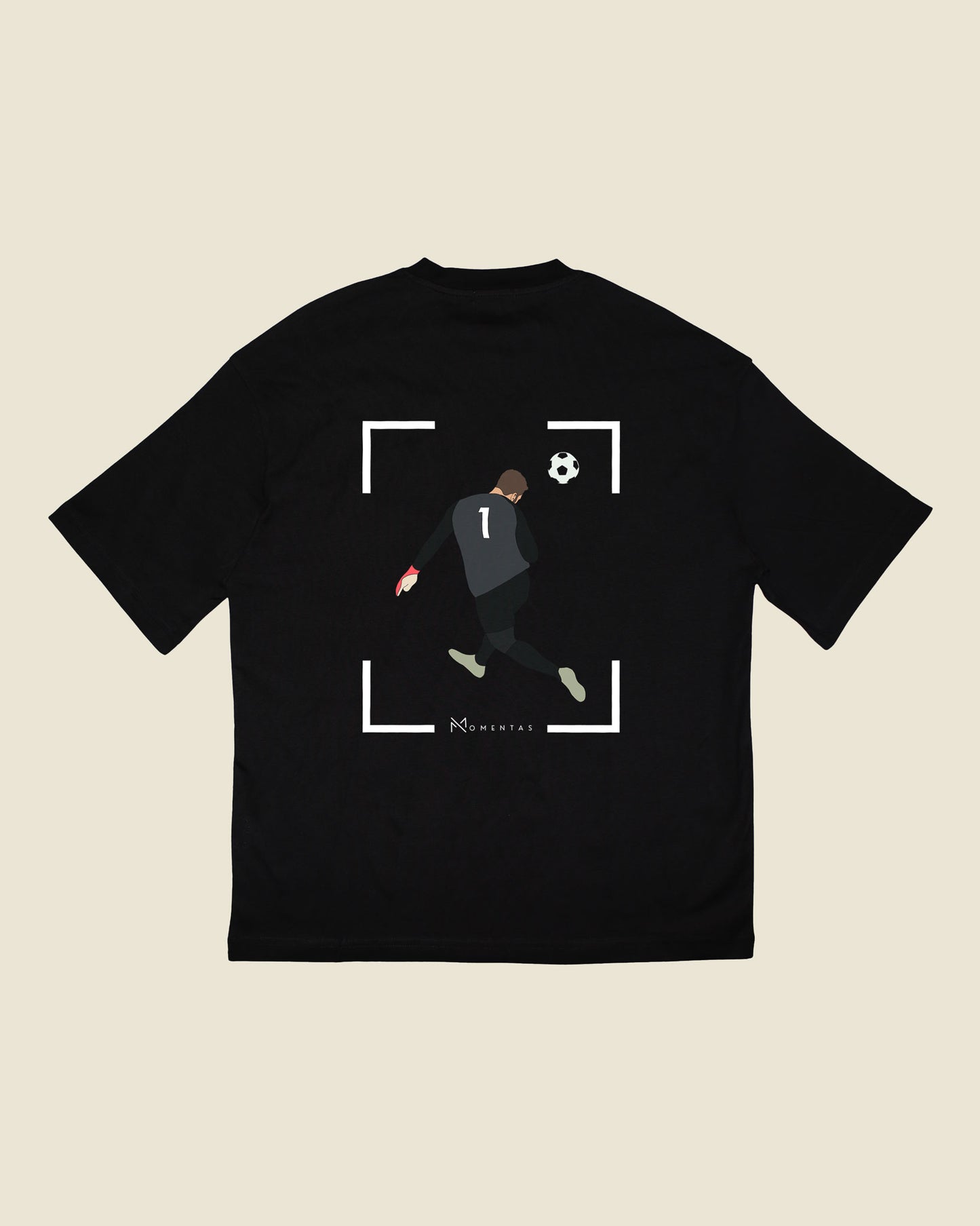 fodboldtrøje alisson becker liverpool, sort oversized t-shirt ryg