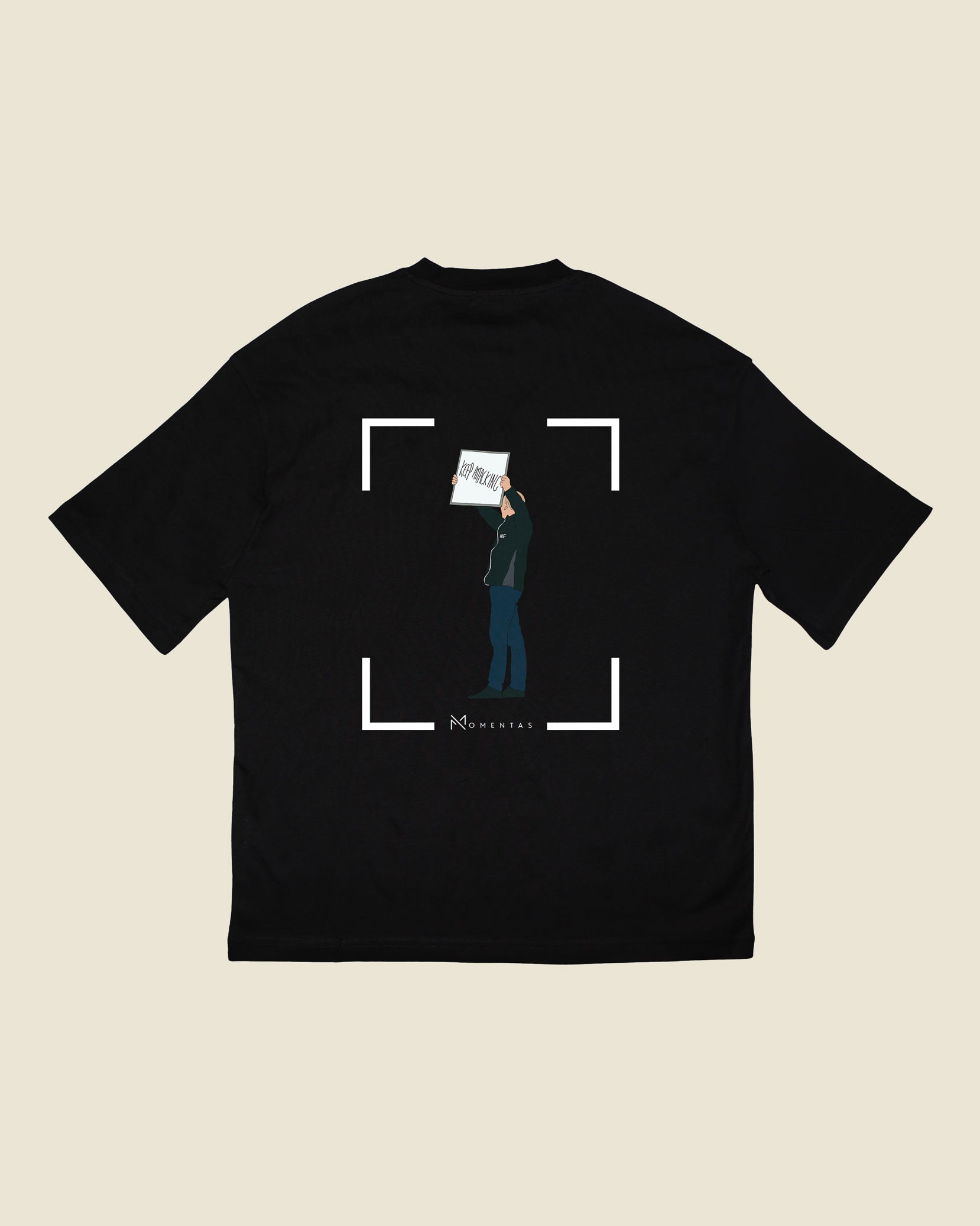 fodboldtrøje niels frederiksen brøndby, sort oversized t-shirt ryg