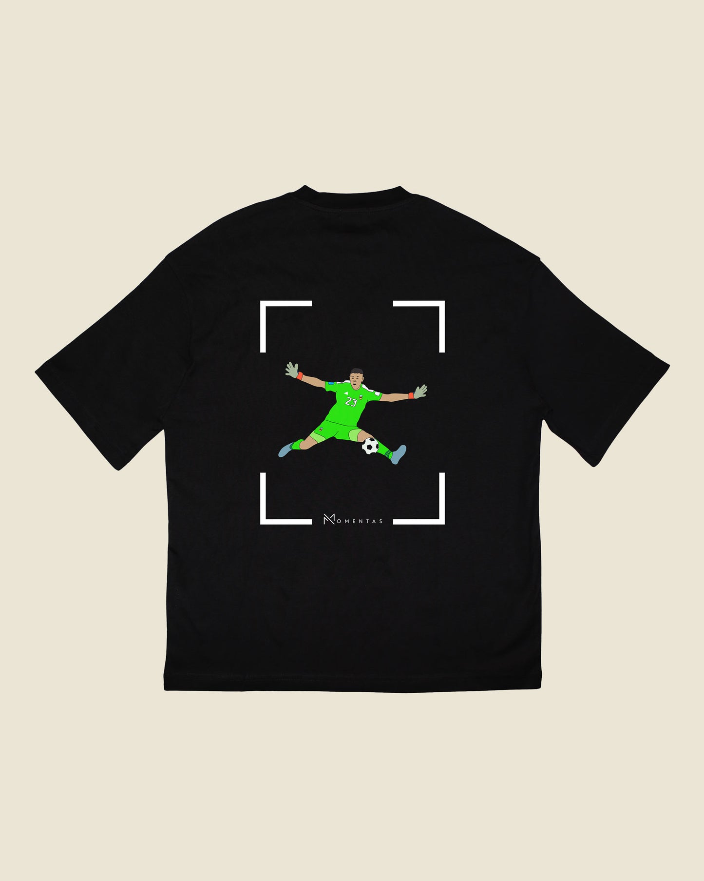 fodboldtrøje emiliano martinez argentina, sort oversized t-shirt ryg