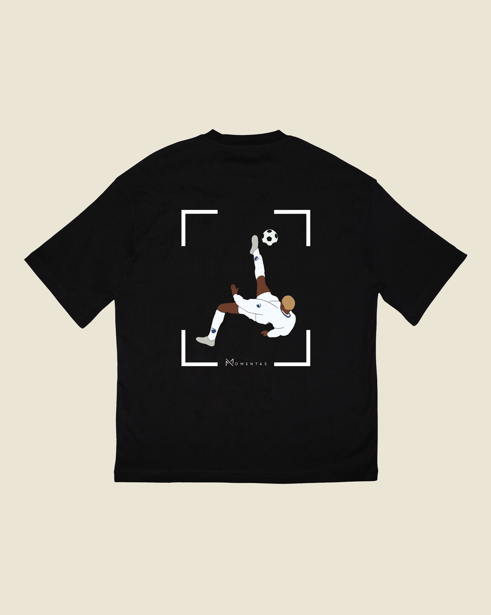 fodboldtrøje sibusiso zuma fc københavn, sort oversized t-shirt ryg