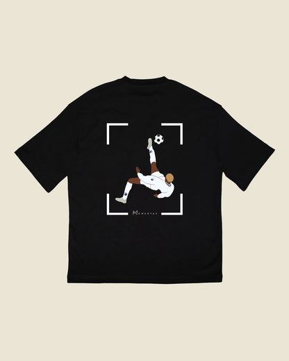 fodboldtrøje sibusiso zuma fc københavn, sort oversized t-shirt ryg