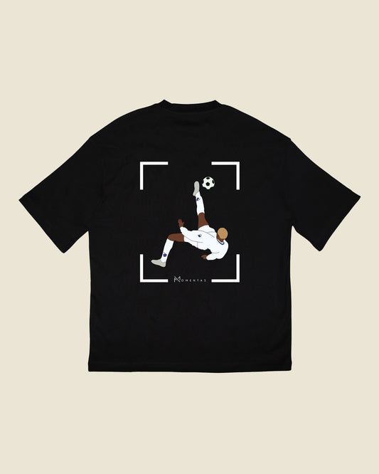 fodboldtrøje sibusiso zuma fc københavn, sort oversized t-shirt ryg