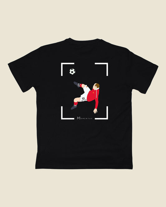 fodboldtrøje wayne rooney manchester united, sort t-shirt ryg