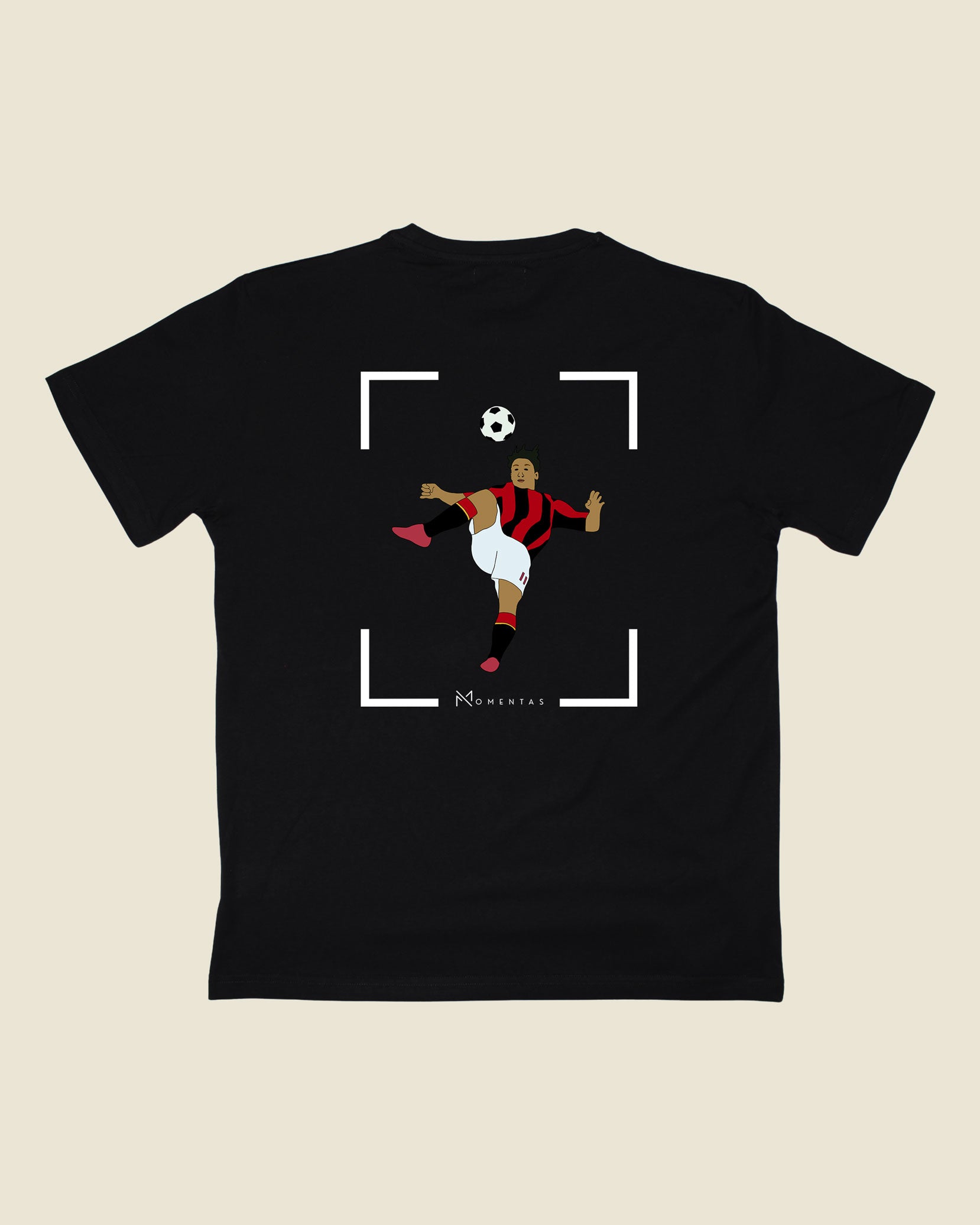 fodboldtrøje zlatan ibrahimovic ac milan, sort t-shirt ryg