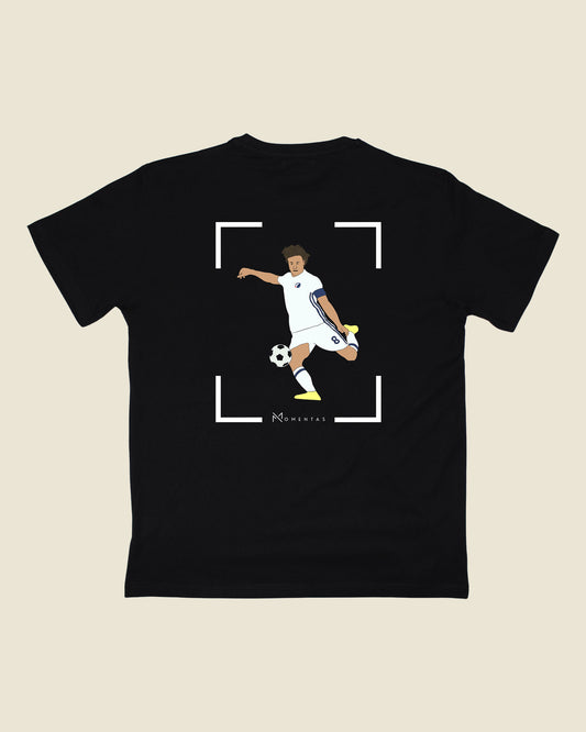 fodboldtrøje thomas delaney fc københavn, sort t-shirt ryg