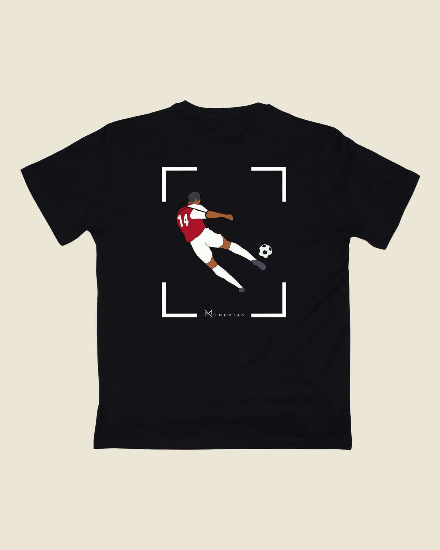 fodboldtrøje thierry henry arsenal, sort t-shirt ryg