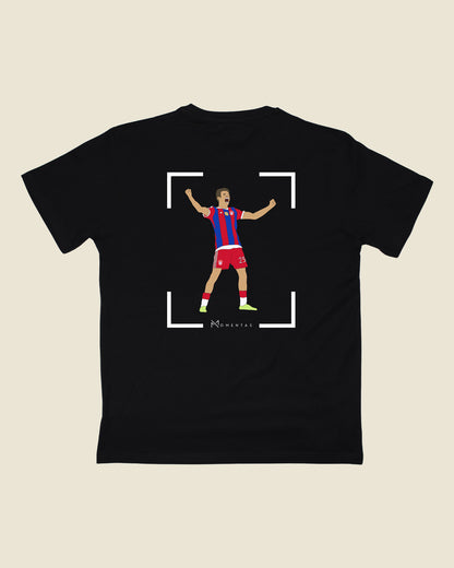 fodboldtrøje thomas müller bayern münchen, sort t-shirt ryg