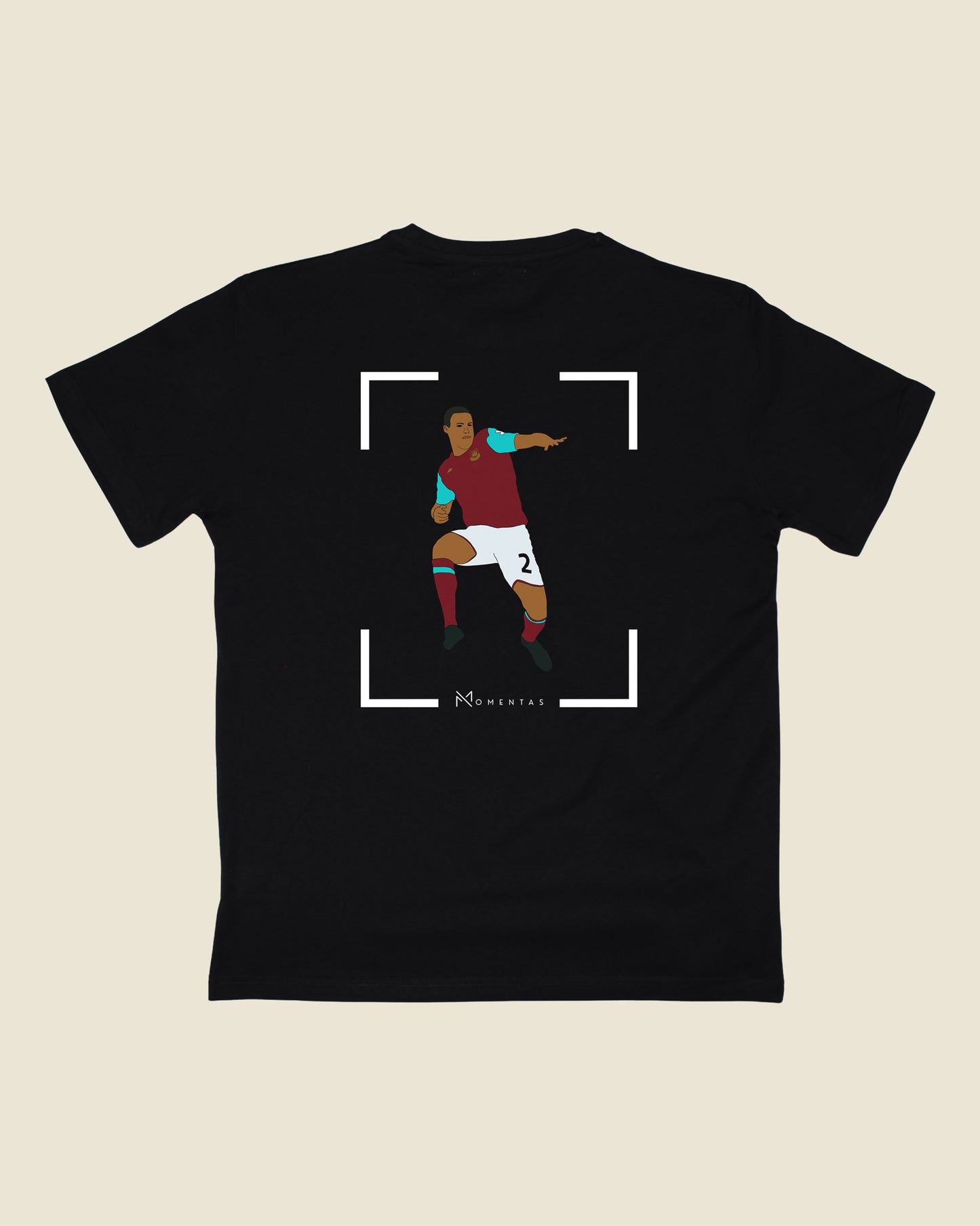 fodboldtrøje winston reid west ham, sort t-shirt ryg