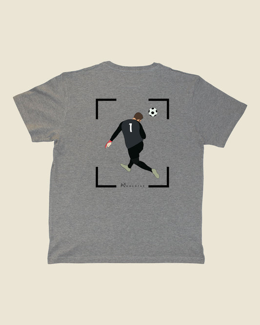 fodboldtrøje alisson becker liverpool, grå t-shirt ryg