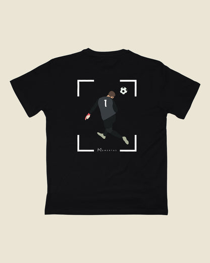 fodboldtrøje alisson becker liverpool, sort t-shirt ryg