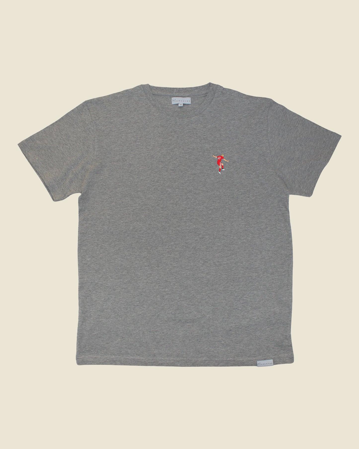 fodboldtrøje arjen robben bayern münchen, grå t-shirt front