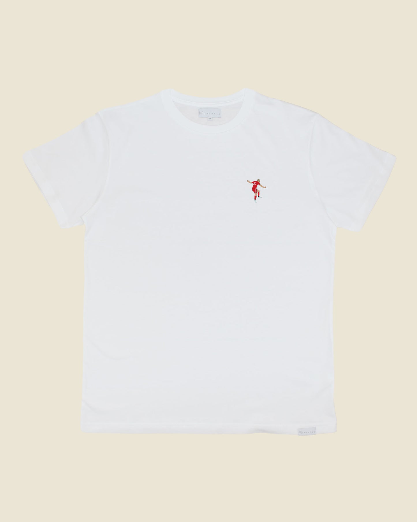 fodboldtrøje arjen robben bayern münchen, hvid t-shirt front