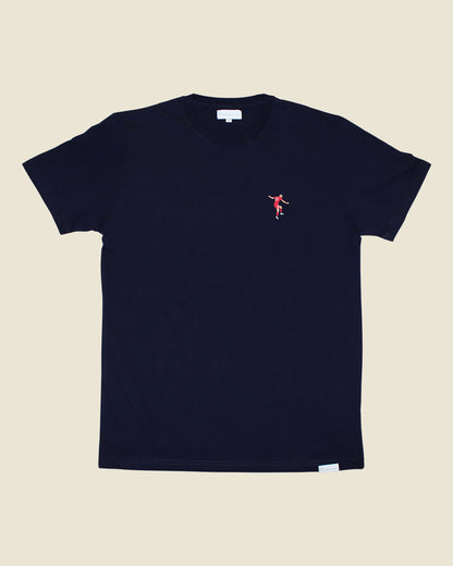 fodboldtrøje arjen robben bayern münchen, navyblå t-shirt front