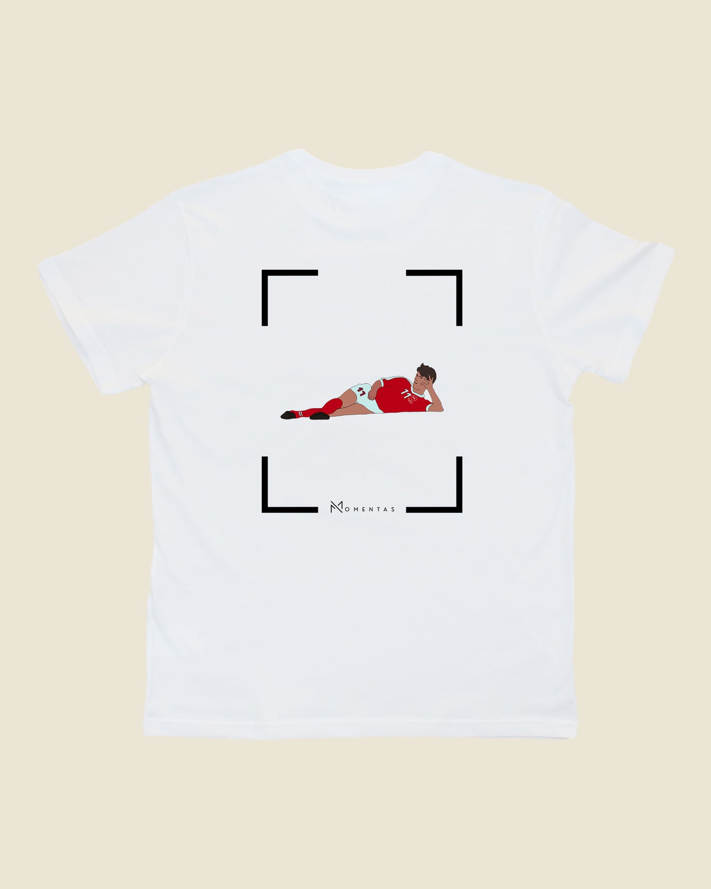 fodboldtrøje brian laudrup danmark, hvid t-shirt ryg