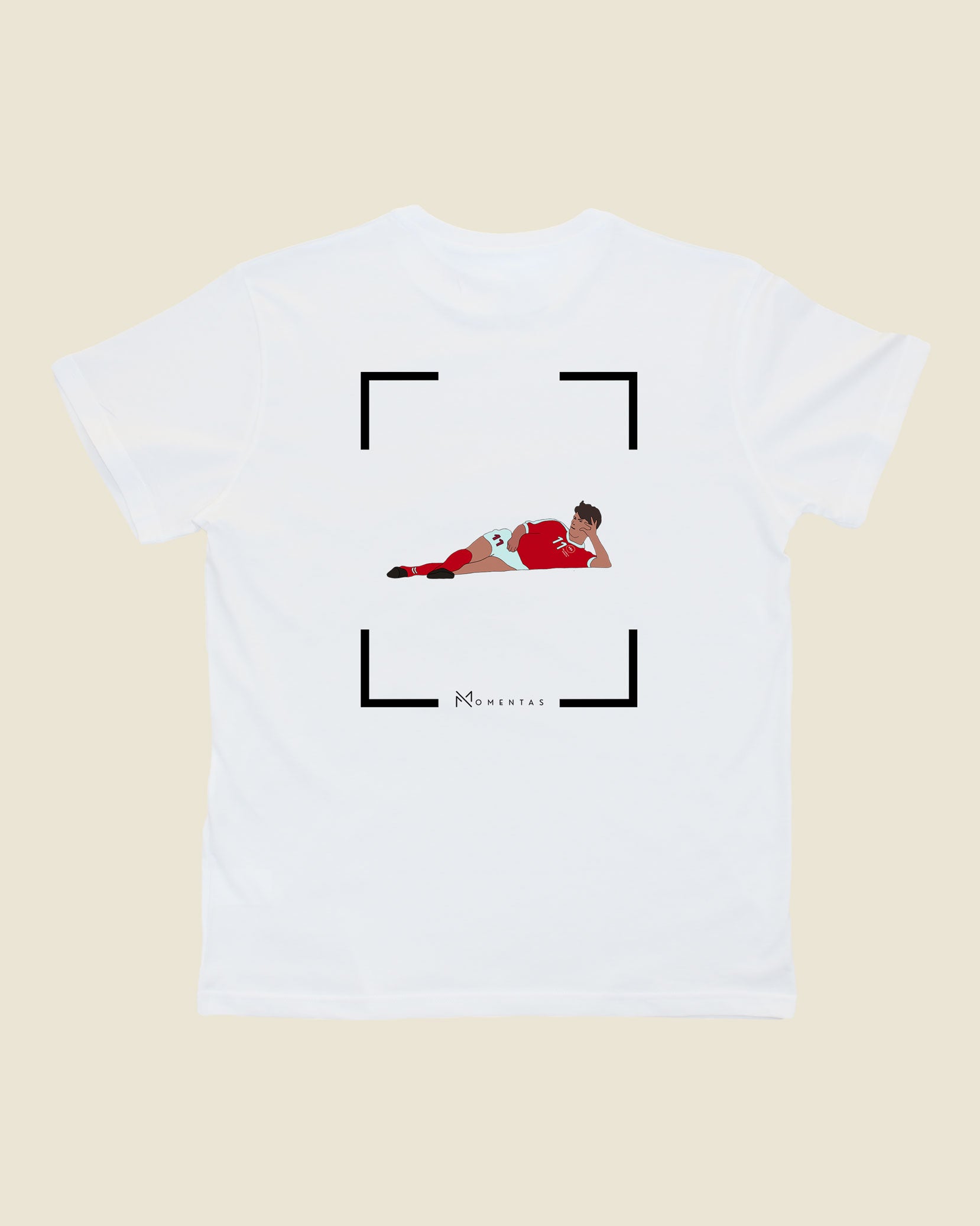 fodboldtrøje brian laudrup danmark, hvid t-shirt ryg