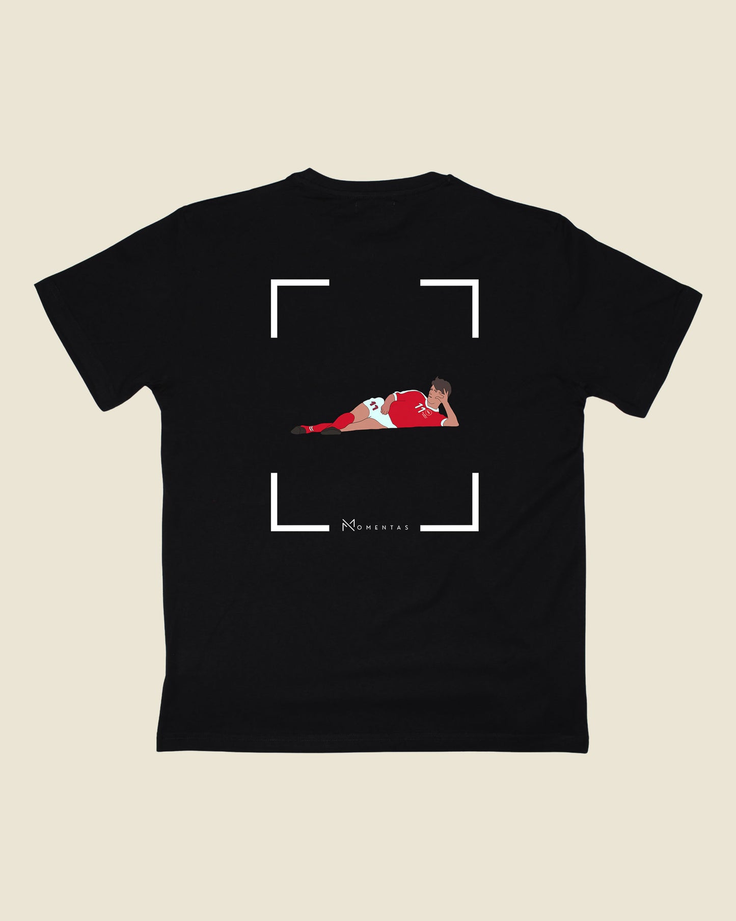 fodboldtrøje brian laudrup danmark, sort t-shirt ryg