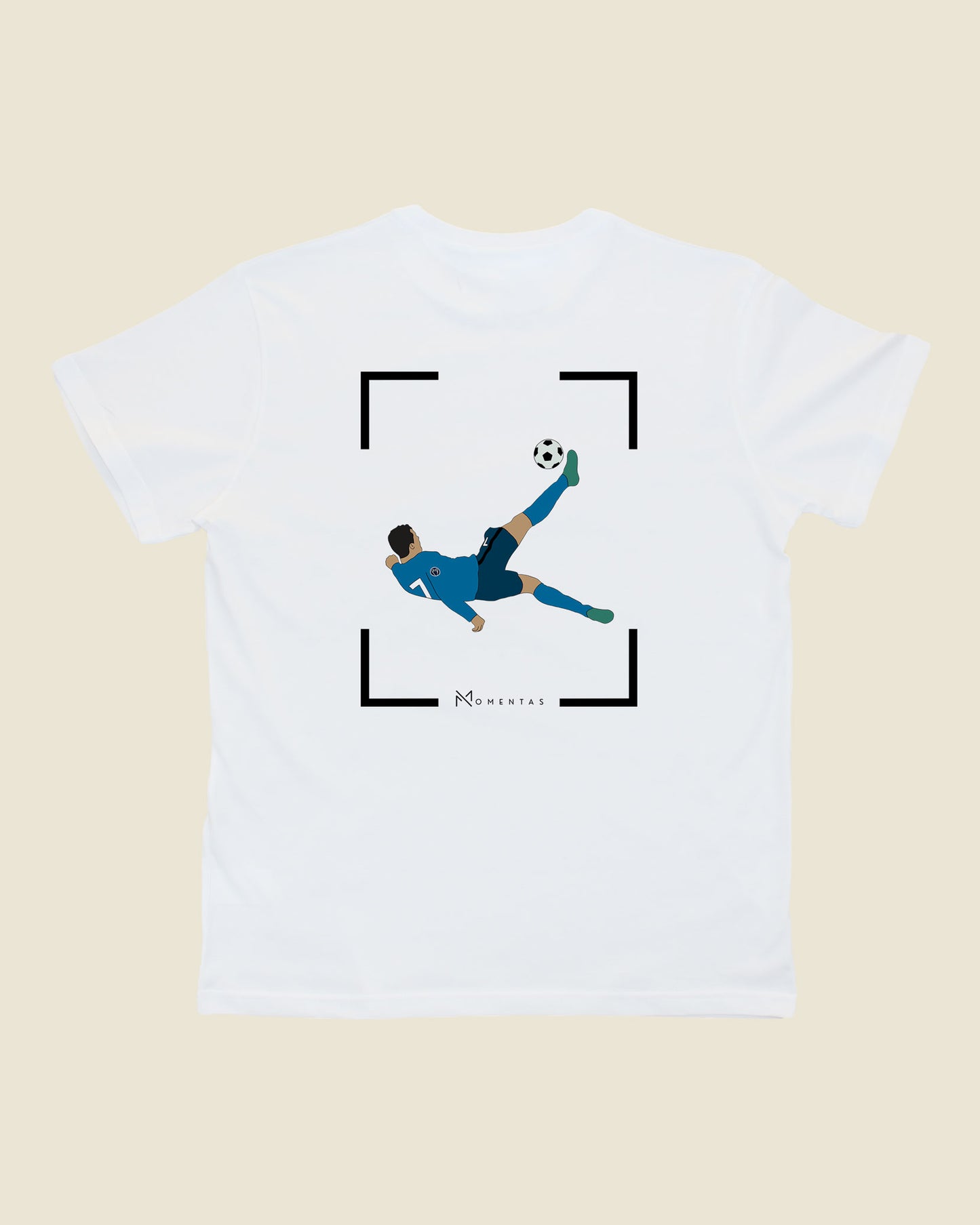 fodboldtrøje cristiano ronaldo real madrid, hvid t-shirt ryg