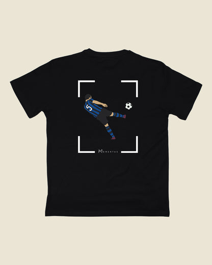 fodboldtrøje dejan stankovic inter, sort t-shirt ryg