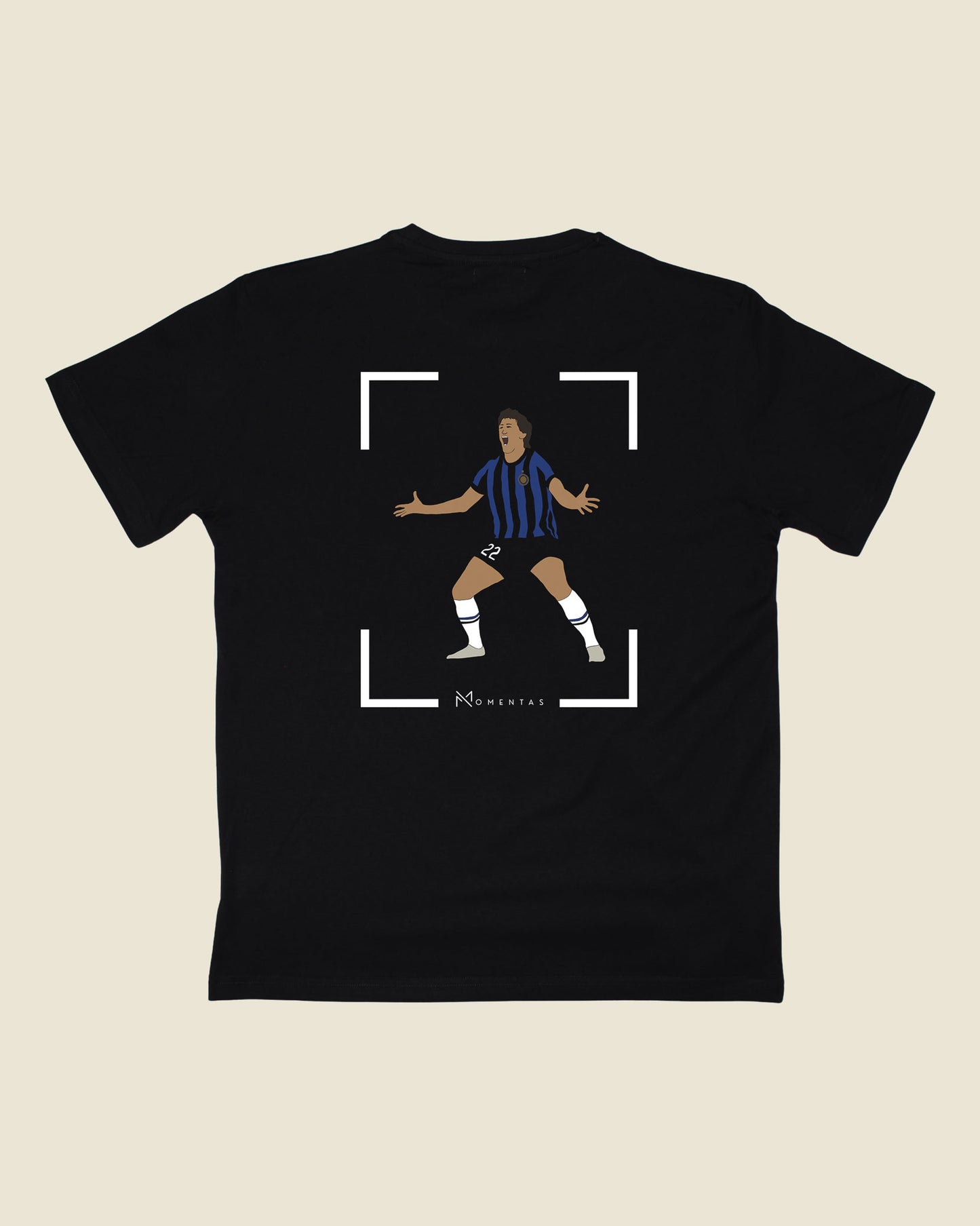 fodboldtrøje diego milito inter, sort t-shirt ryg