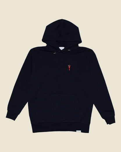 fodboldtrøje diogo jota liverpool, navyblå hoodie front