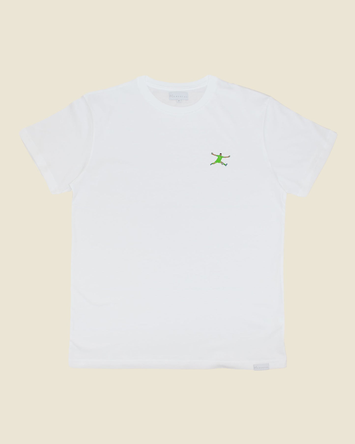 fodboldtrøje emiliano martinez argentina, hvid t-shirt front