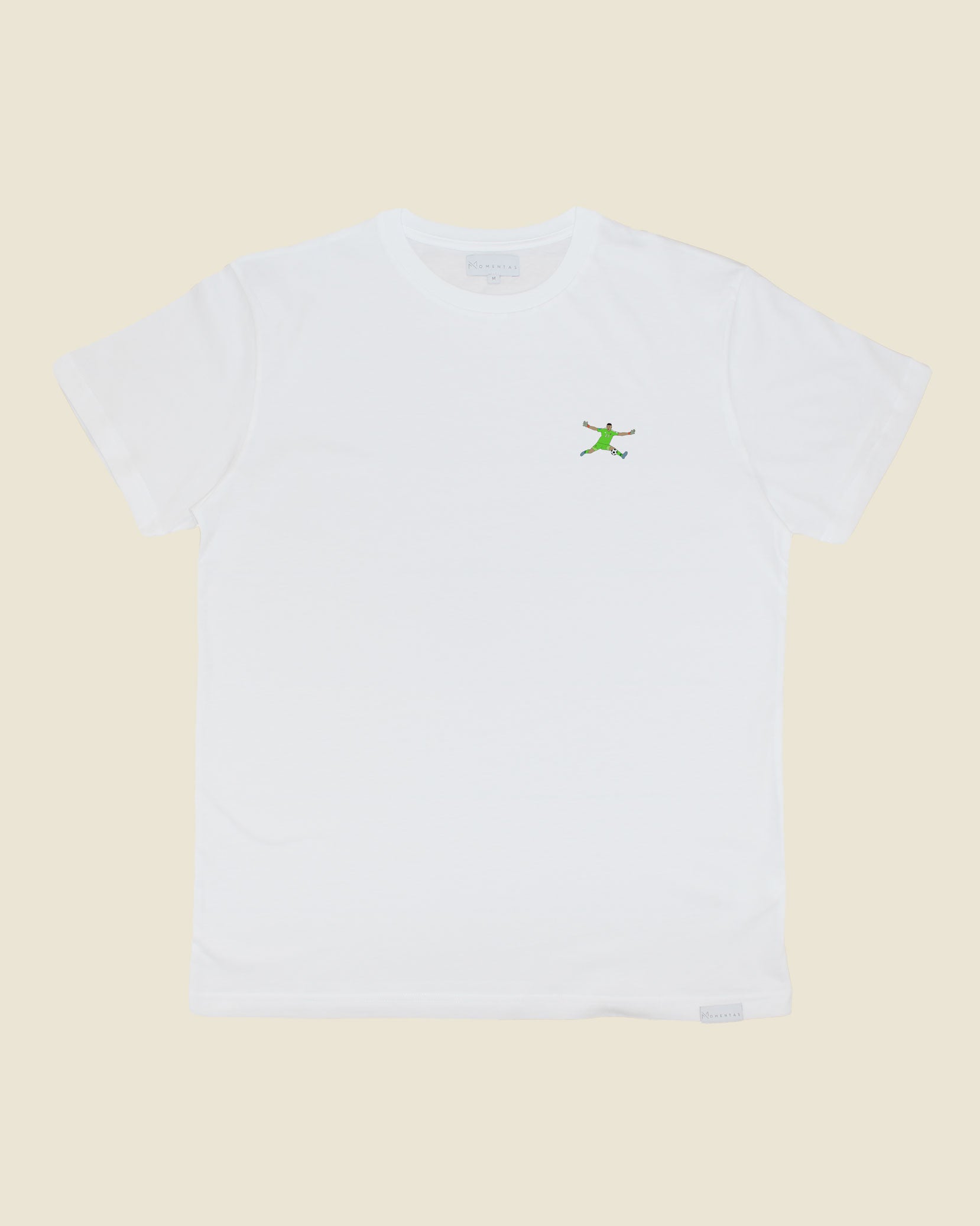 fodboldtrøje emiliano martinez argentina, hvid t-shirt front