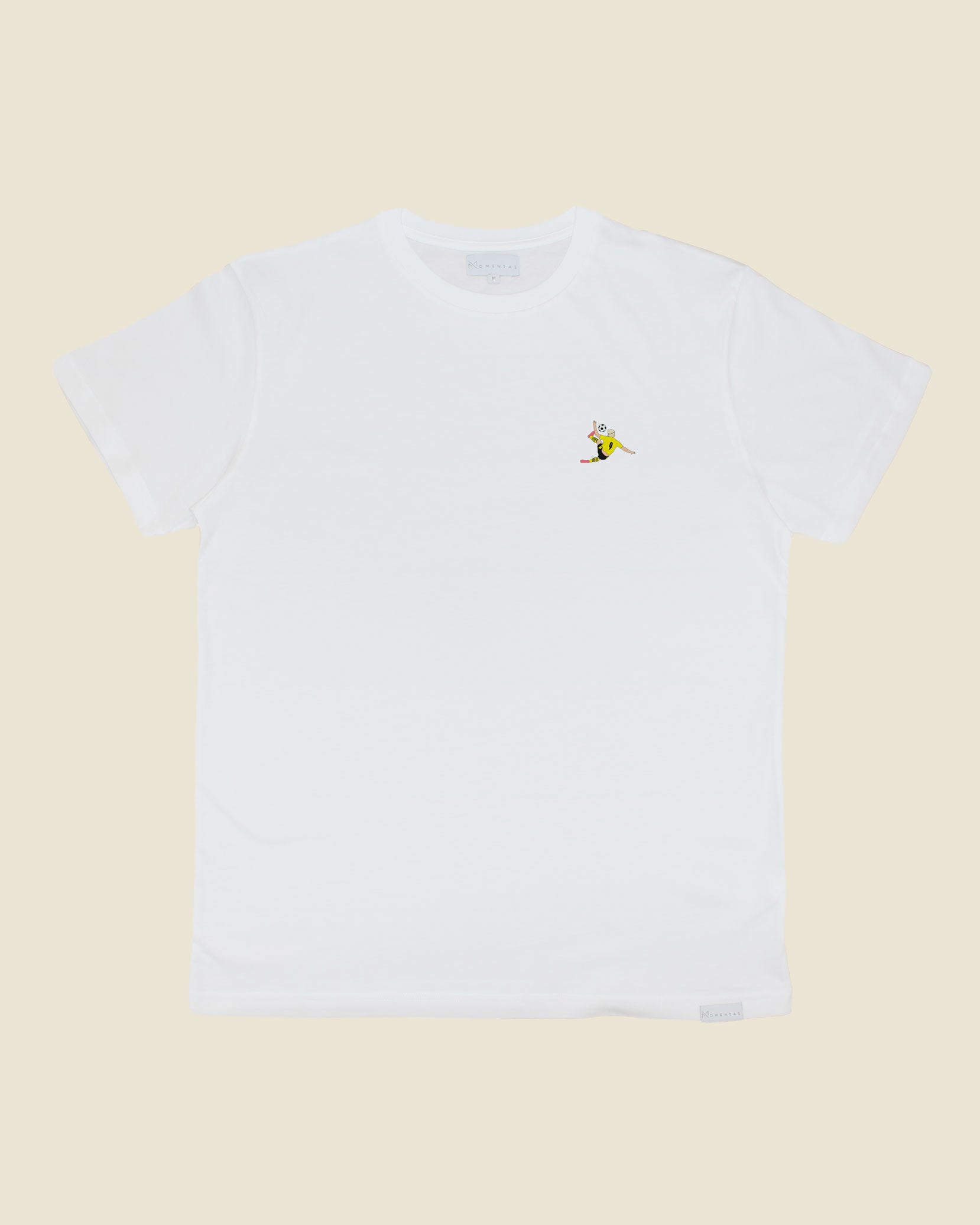 fodboldtrøje erling haaland dortmund, hvid t-shirt front