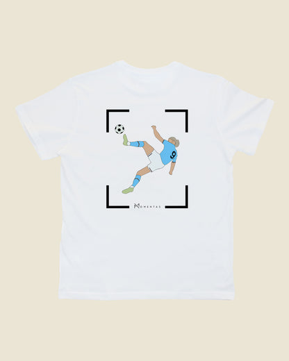 fodboldtrøje erling haaland manchester city, hvid t-shirt ryg