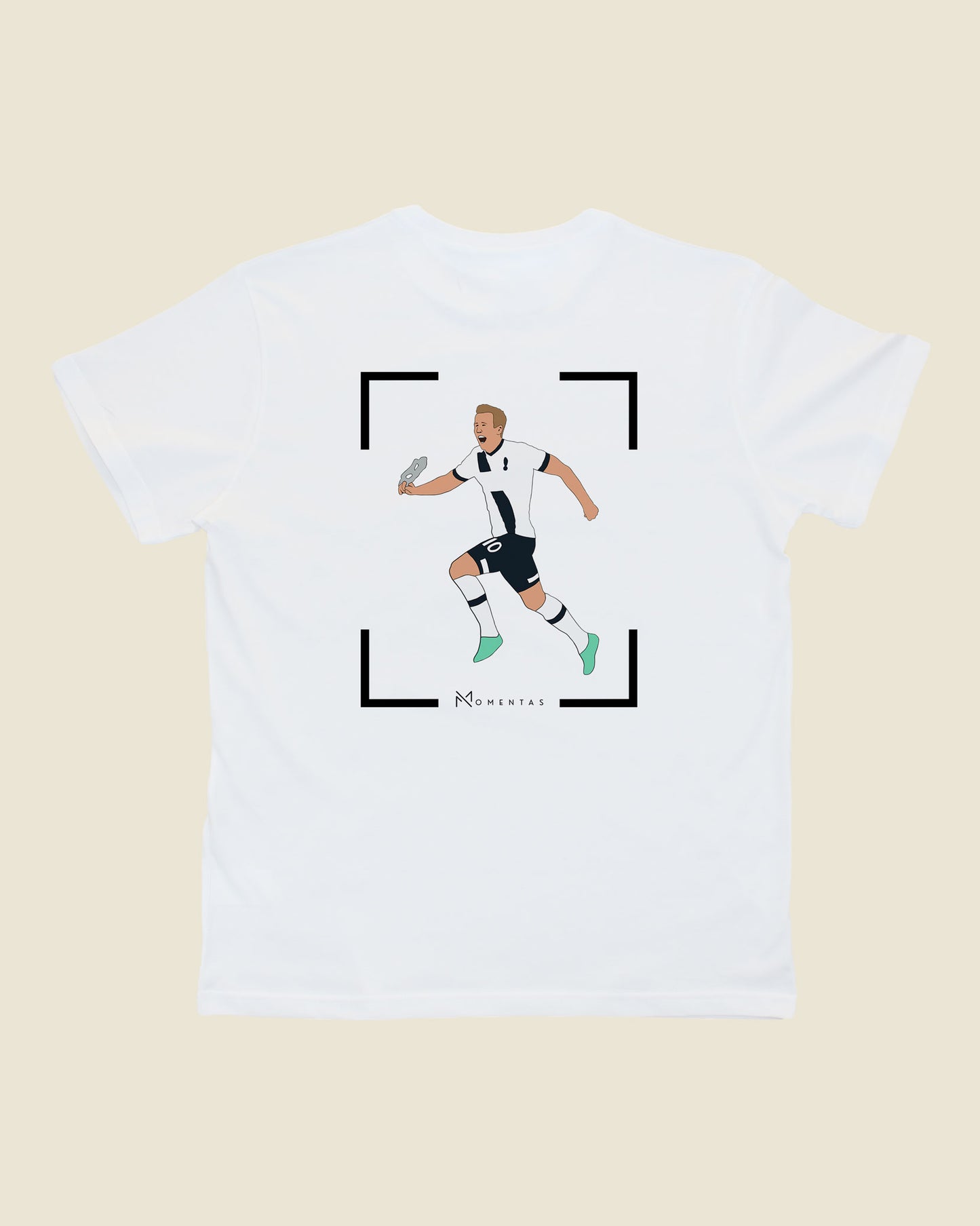 fodboldtrøje harry kane tottenham, hvid t-shirt ryg