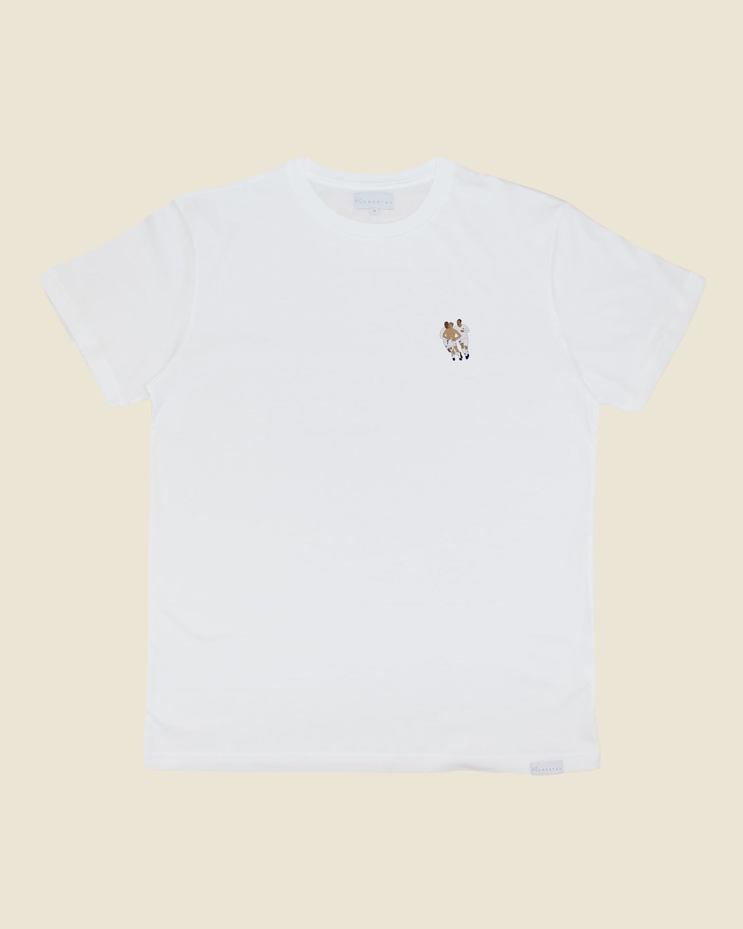 fodboldtrøje hjalte nørregaard fc københavn, hvid t-shirt front