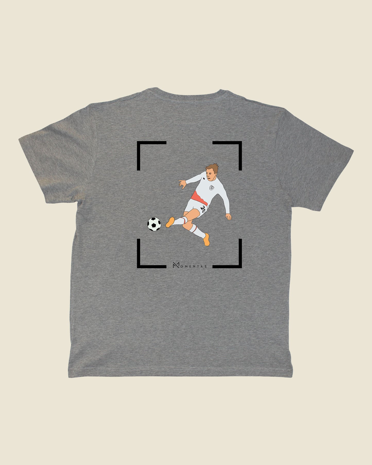 fodboldtrøje jarrod bowen west ham, grå t-shirt ryg