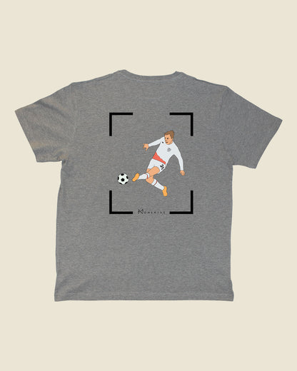 fodboldtrøje jarrod bowen west ham, grå t-shirt ryg