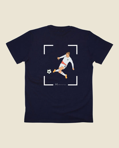 fodboldtrøje jarrod bowen west ham, navyblå t-shirt ryg