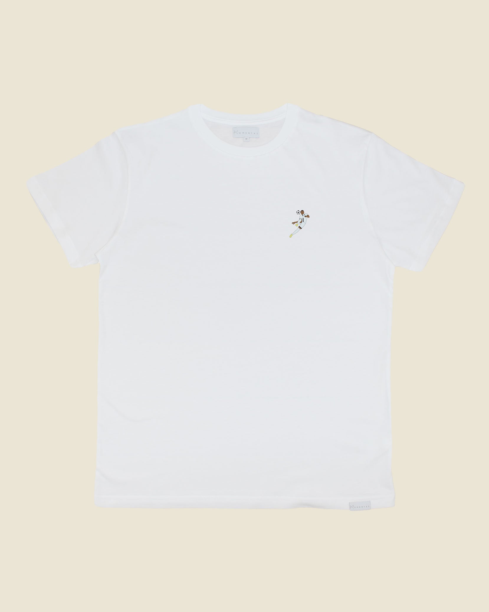 fodboldtrøje kylian mbappe psg, hvid t-shirt front