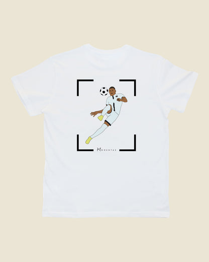 fodboldtrøje kylian mbappe psg, hvid t-shirt ryg