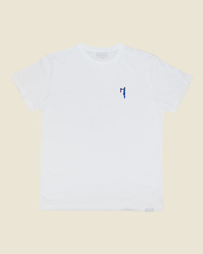 fodboldtrøje lionel messi fc barcelona, hvid t-shirt front