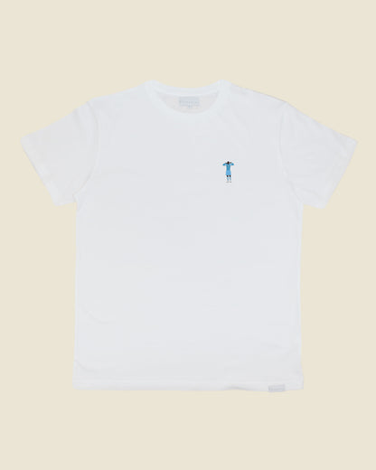 fodboldtrøje mario balotelli manchester city, hvid t-shirt front
