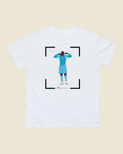 fodboldtrøje mario balotelli manchester city, hvid t-shirt ryg