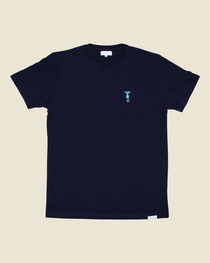 fodboldtrøje mario balotelli manchester city, navyblå t-shirt front