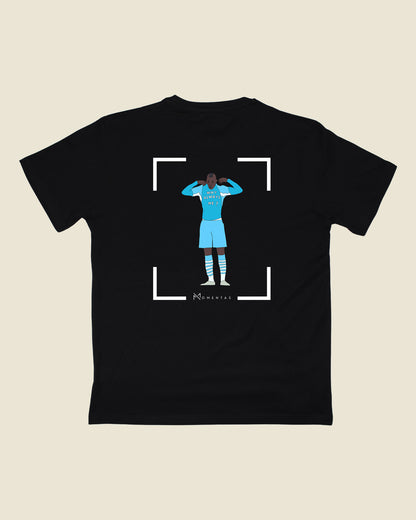 fodboldtrøje mario balotelli manchester city, sort t-shirt ryg