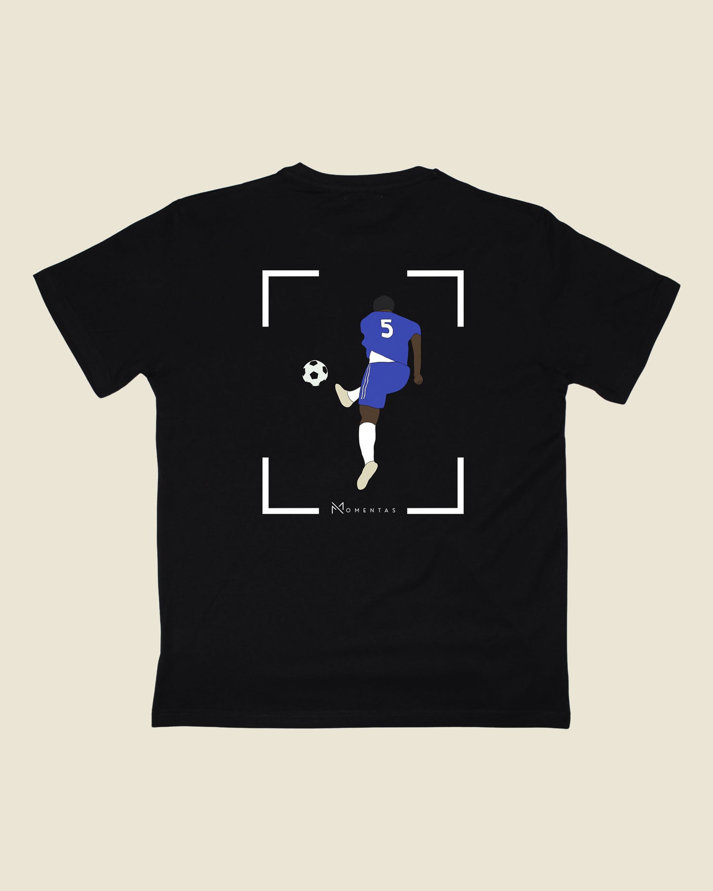 fodboldtrøje michael essien chelsea, sort t-shirt ryg