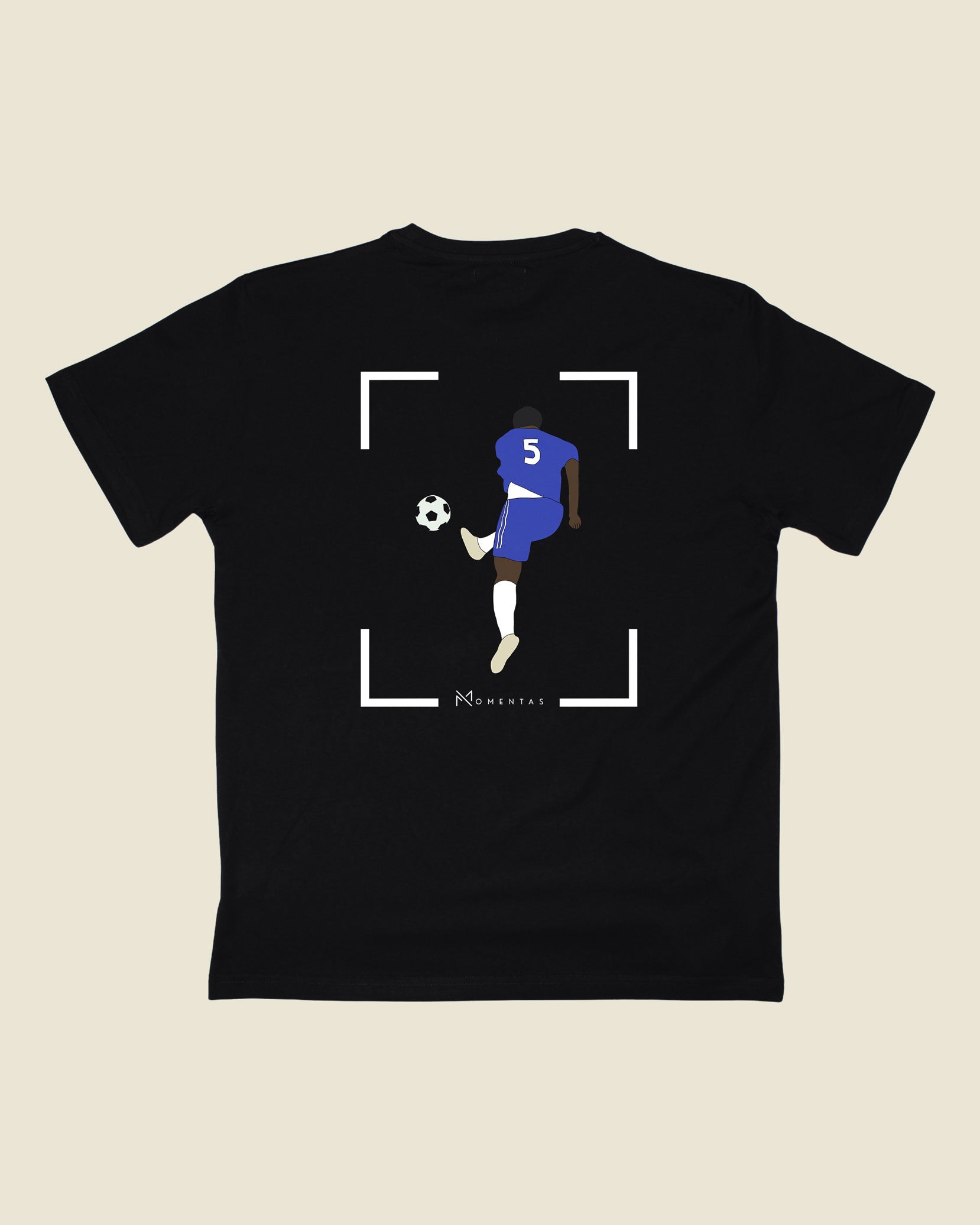 fodboldtrøje michael essien chelsea, sort t-shirt ryg