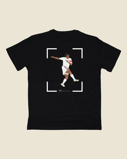 fodboldtrøje paolo maldini ac milan, sort t-shirt ryg