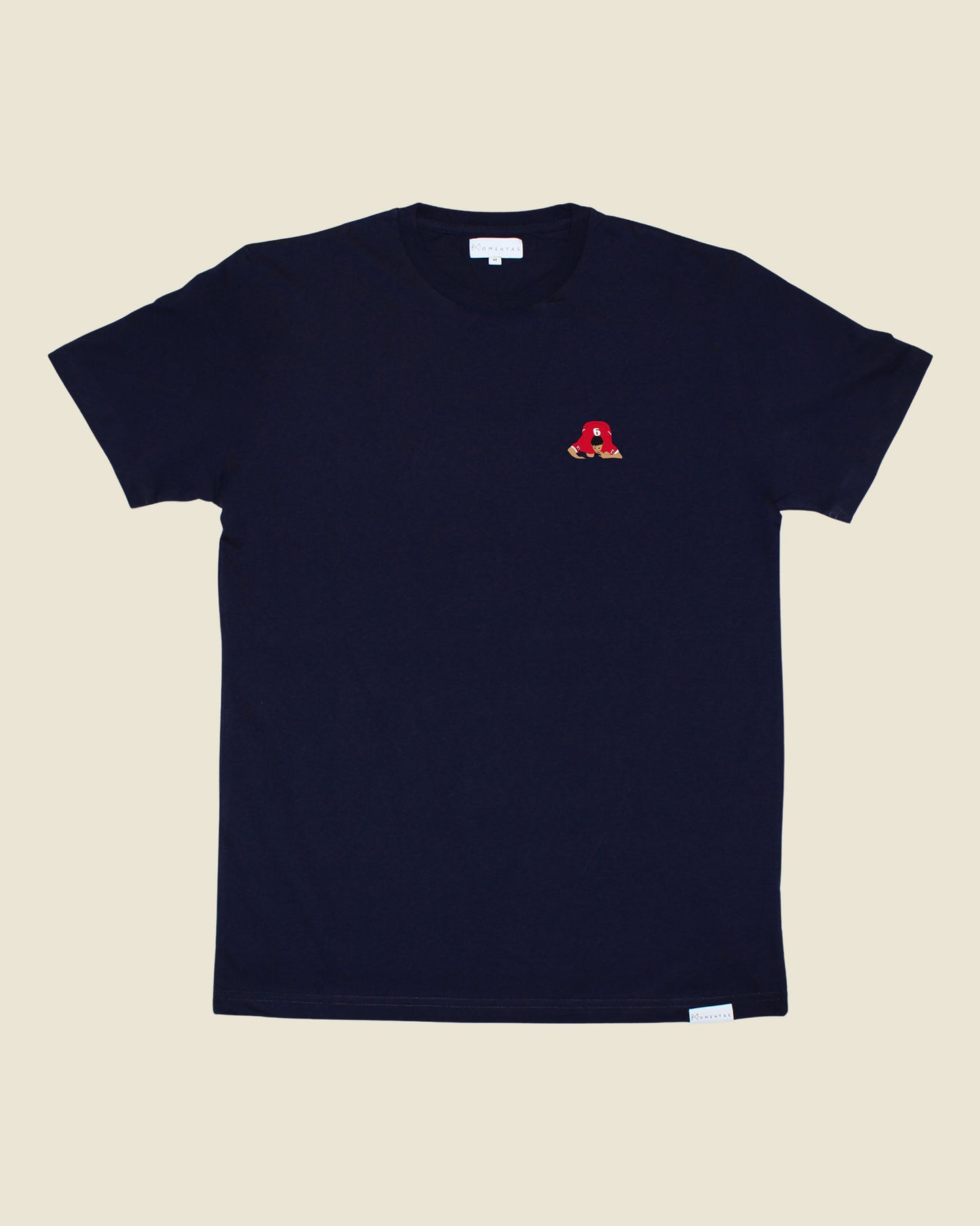 fodboldtrøje robbie fowler liverpool, navyblå t-shirt front